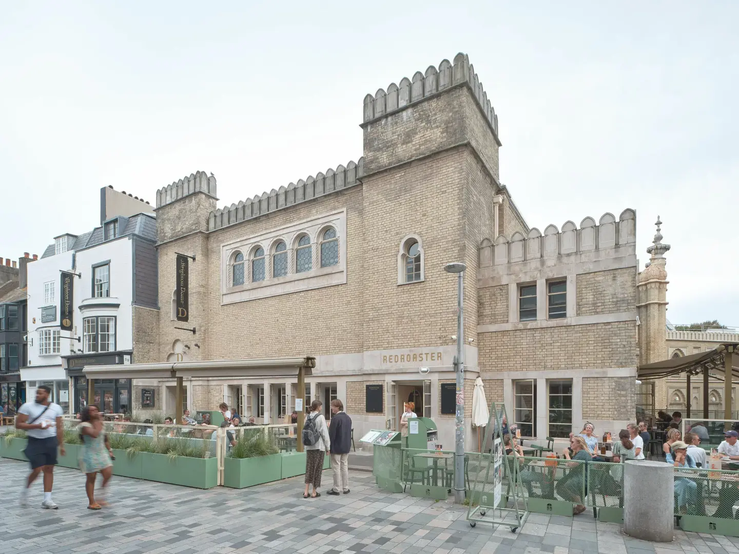 The exterior of the Studio Theatre on New Road.